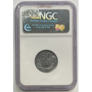 50 groszy 1968 - NGC MS 64