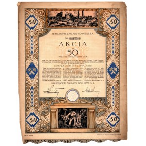 Sierszańskie Zakłady Górnicze S.A., Em., I-VI, 50 zloty 1929 - RZADKA