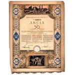 Sierszańskie Zakłady Górnicze S.A., Em., I-VI, 50 zloty 1929 - RZADKA