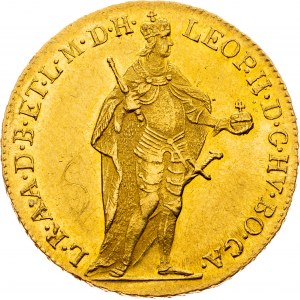 Leopold II., 1 Dukat 1790, Kremnitz