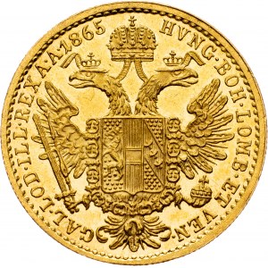 Franz Joseph I., 1 Dukat 1865, A, Vienna