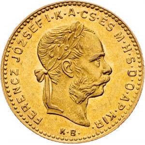 Franz Joseph I., 4 Forint 1885, KB, Kremnitz