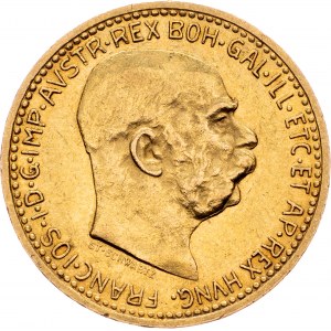 Franz Joseph I., 10 Krone 1909, Schwartz, Vienna