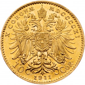 Franz Joseph I., 10 Krone 1911, Vienna