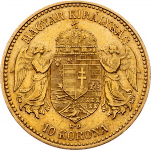 Franz Joseph I., 10 Korona 1900, KB, Kremnitz