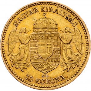 Franz Joseph I., 10 Korona 1901, KB, Kremnitz