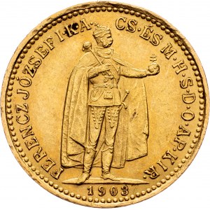 Franz Joseph I., 10 Korona 1903, KB, Kremnitz