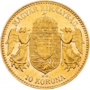 Franz Joseph I., 10 Korona 1910, KB, Kremnitz