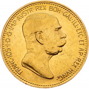 Franz Joseph I., 20 Krone 1908, Vienna