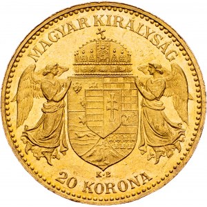 Franz Joseph I., 20 Korona 1899, KB, Kremnitz