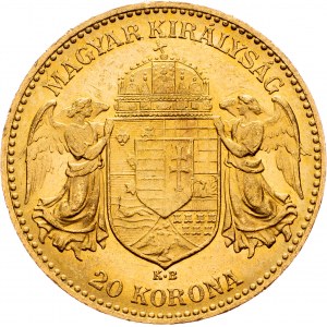 Franz Joseph I., 20 Korona 1902, KB, Kremnitz