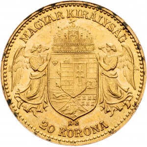 Franz Joseph I., 20 Korona 1904, KB, Kremnitz