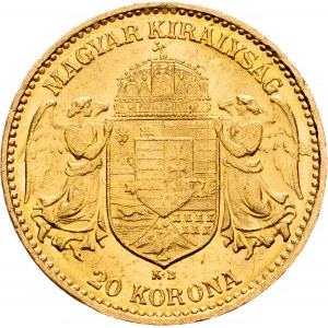 Franz Joseph I., 20 Korona 1913, KB, Kremnitz