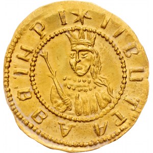 Peter I. and Ivan V. with Sophia as regent, 1/4 Dukat 1682-1689