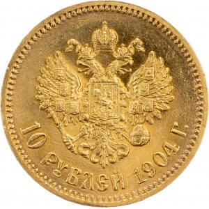 Nicholas II., 10 Roubles 1904, АР