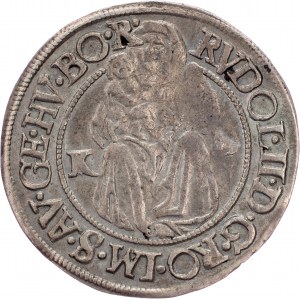 Rudolph II., Wide Groschen 158Z, KB, Kremnitz