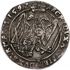 Rudolph II., 1 Thaler 1597, Kuttenberg