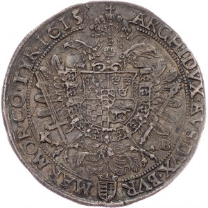 Matthias II., 1 Thaler 1615, KB, Kremnitz