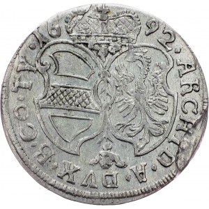 Leopold I., 3 Kreuzer 1692, Hall