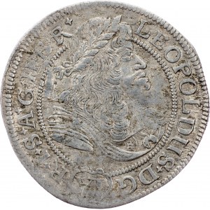 Leopold I., 6 Kreuzer 1675, FIK, Oppeln