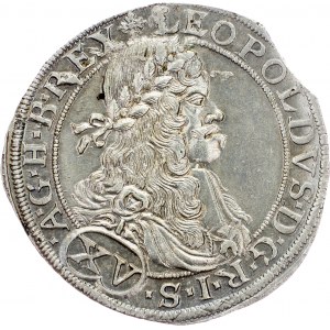 Leopold I., 15 Kreuzer 1664, Vienna