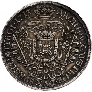 Charles VI., 1 Thaler 1713, Vienna