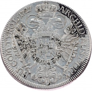 Charles VI., 1 Thaler 1727, Hall