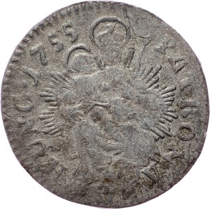 Maria Theresia, Denar 1755, KB, Kremnitz