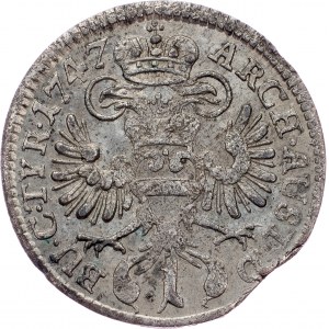 Maria Theresia, 1 Kreuzer 1747, Vienna