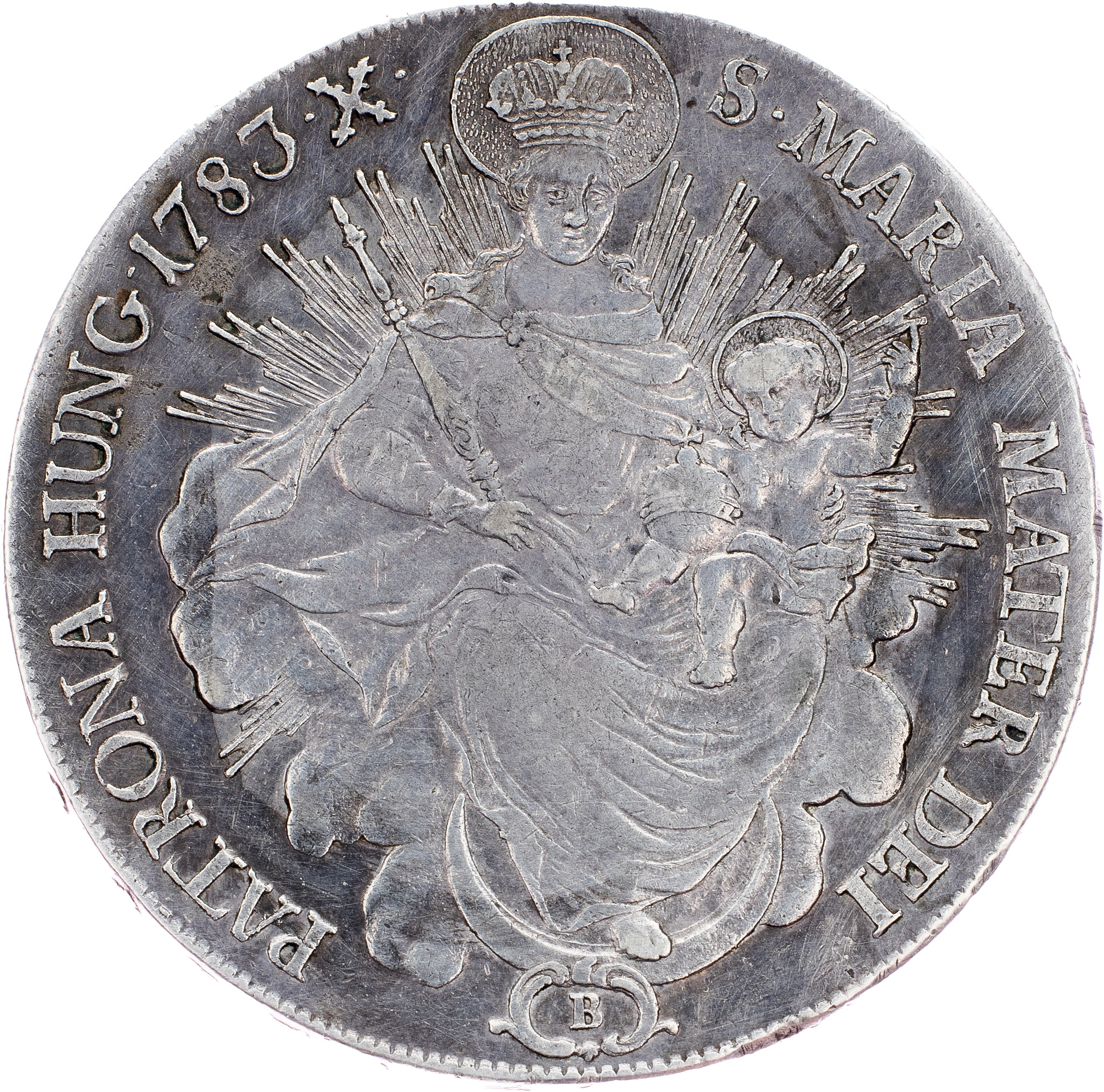 Joseph II., 1 Thaler 1783, B, Kremnitz - Online auction / Online
