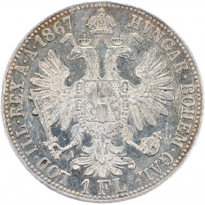 Franz Joseph I., 1 Gulden 1867, B, Kremnitz