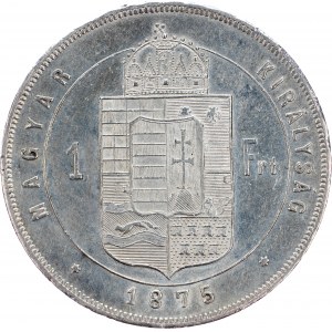 Franz Joseph I., 1 Forint 1875, KB, Kremnitz