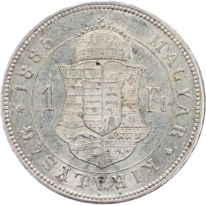 Franz Joseph I., 1 Forint 1885, KB, Kremnitz