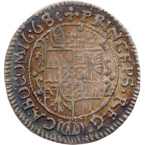 Charles II of Liechtenstein, 3 Kreuzer 1668, Kremsier
