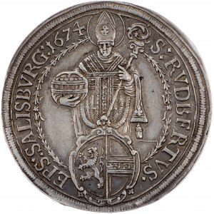 Salzburg, 1 Thaler 1674