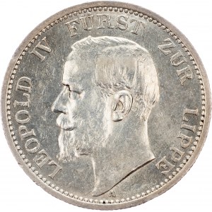 Lippe, Leopold IV., 2 Mark 1906, A