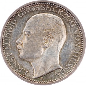Grand duchy of Hessen-Darmstadt, Ernest Louis, 3 Mark 1910, A, Berlin