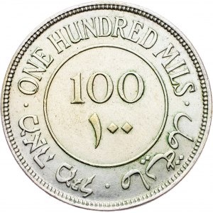 British Mandate, 100 Mils 1934, London