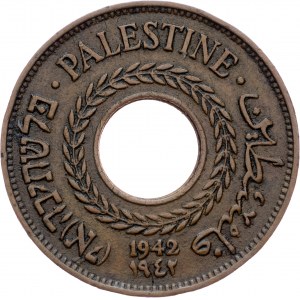 British Mandate, 5 Mils 1942, London
