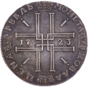 Peter I., Rouble 1723, St. Petersburg