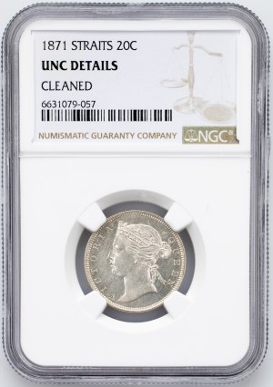 Victoria, 20 Cents 1871, London