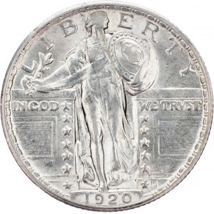 Federal republic, 1/4 Dollar 1920, Philadelphia