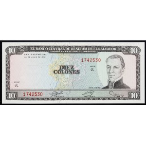 Manuel José Arce, Christopher Columbus, 10 Colones 1976