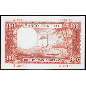 Guinea, 100 Pesetas Guineanas 1969