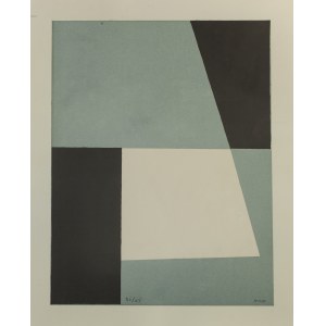 Bengt ORUP, Švédsko, 20. století. (1916-1996), Geometrická abstrakce, asi 1960.