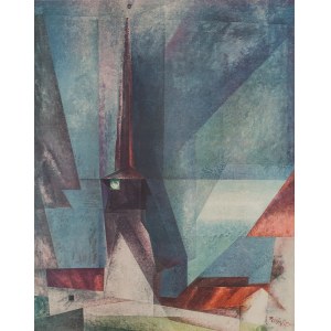 Lyonel Feininger (1871 - 1956), Cubist Composition