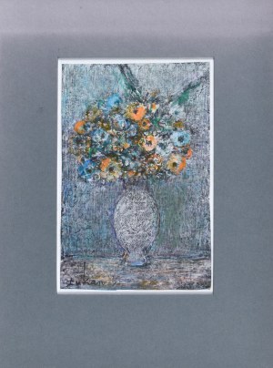 Eugeniusz TUKAN-WOLSKI (1928-2014), Kwiaty w wazonie