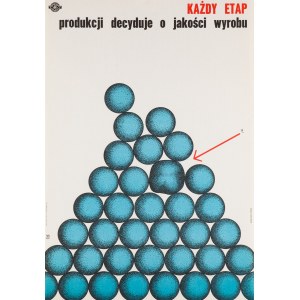 proj. Grzegorz KOTERSKI (1935-2022), Each stage of production determines the quality of the product, 1972