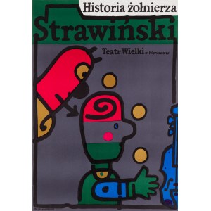 proj. Jan MŁODOŻENIEC (1929-2000), Stravinsky. A Soldier's Story. Grand Theater in Warsaw, 1982