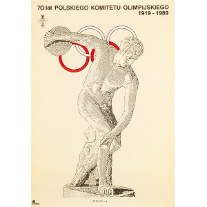 proj. Maciej KAŁKUS (b. 1958), 70 Years of the Polish Olympic Committee, 1919-1989